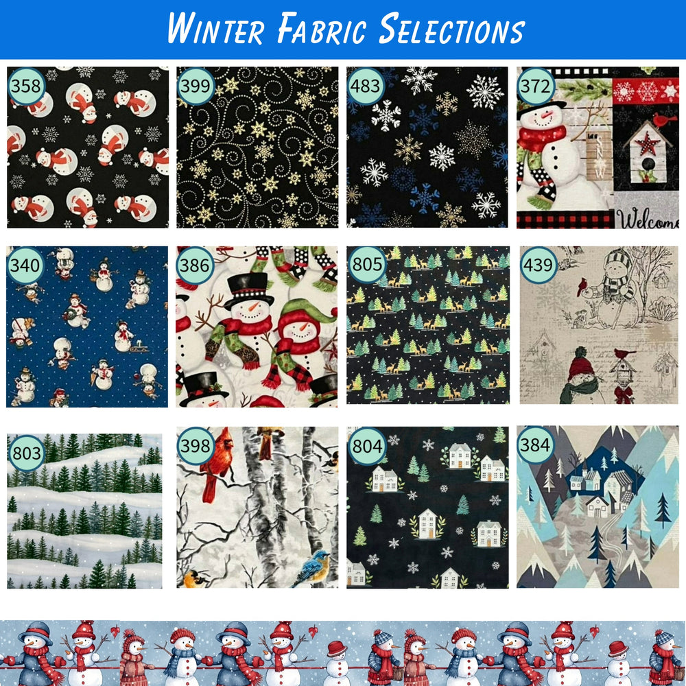 Cross Stitch Project Bag - Snowman Collection - Lake Wind Studio