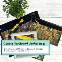 Cross Stitch Project Bag - Steampunk Collection - Lake Wind Studio
