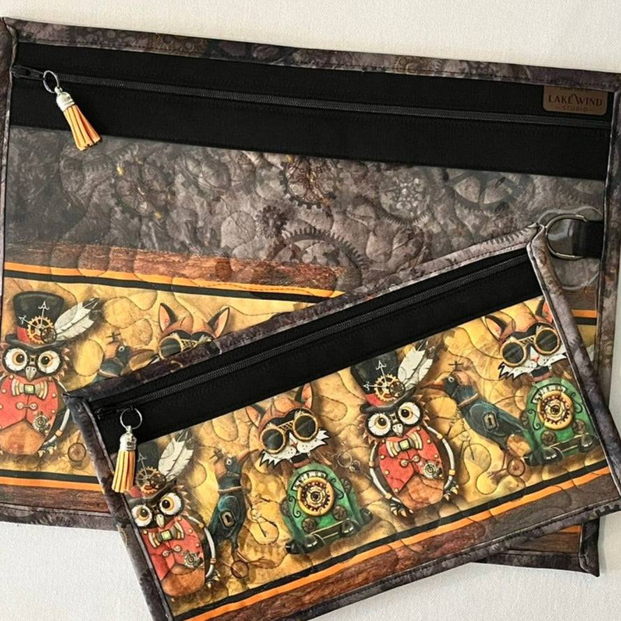 Cross Stitch Project Bag - Steampunk Collection - Lake Wind Studio