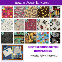 Custom Cross Stitch Companion - Novelty Fabric Patterns - Lake Wind Studio