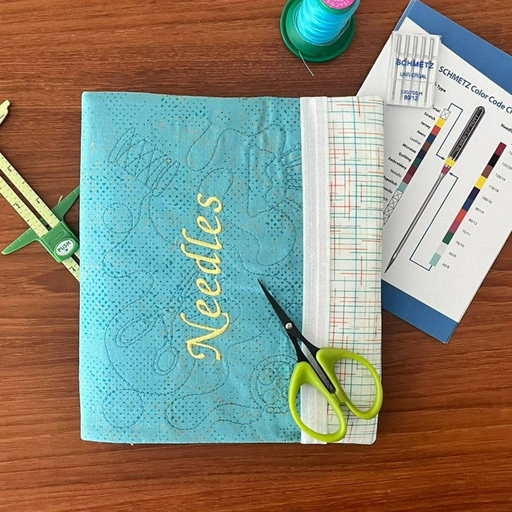 Custom Needle Notebook & Keeper - Spring Fabric Selections - Lake Wind Studio