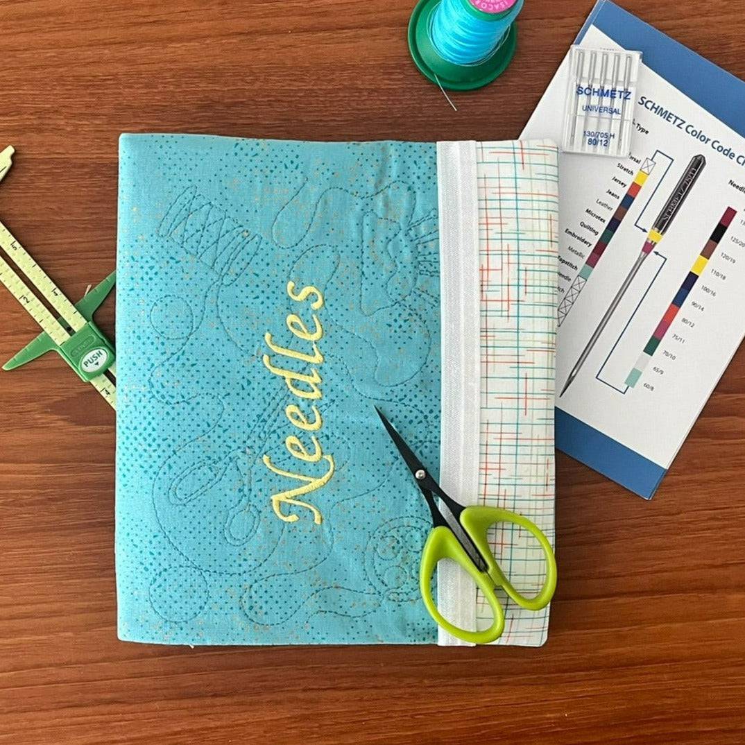 Custom Needle Notebook & Keeper - Spring Fabric Selections - Lake Wind Studio