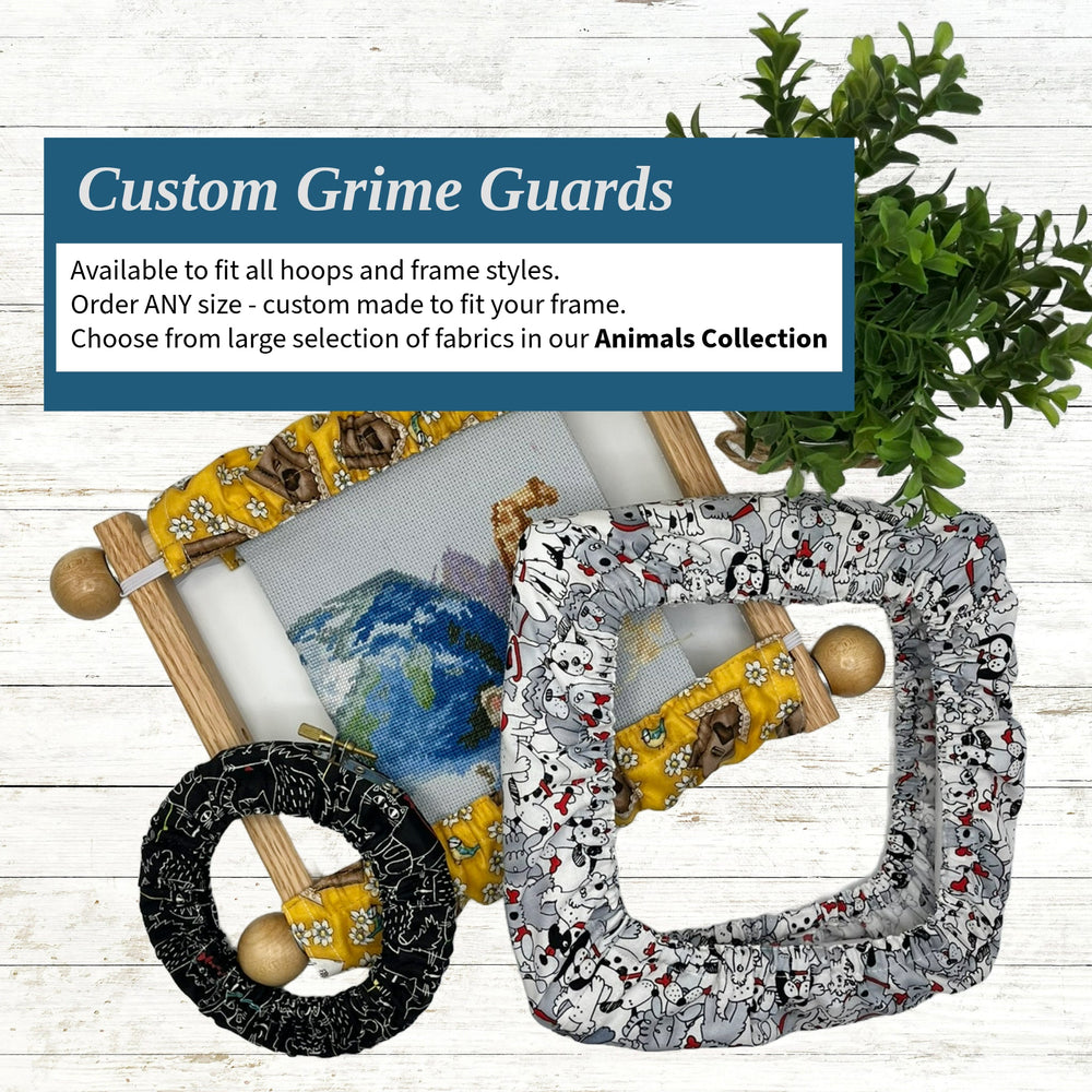 Grime Guards for Cross Stitch & Needlework Frames - Animals Collection - Lake Wind Studio