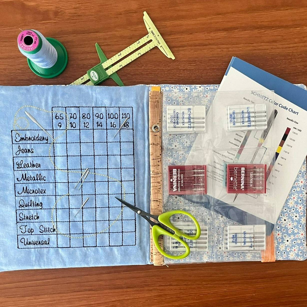 Needle Notebook & Keeper - Sky - Lake Wind Studio