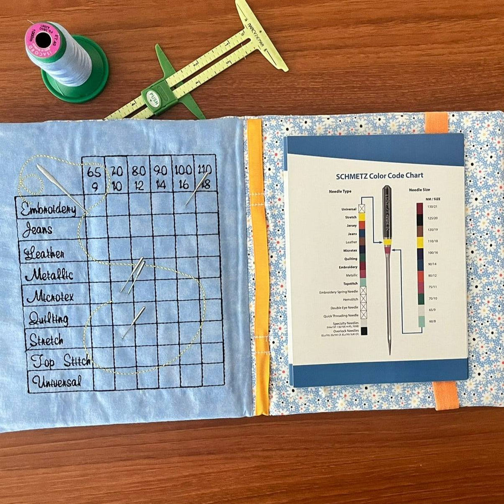 Needle Notebook & Keeper - Sky - Lake Wind Studio