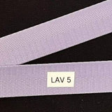 Nylon Webbing by the Yard - 1 Inch - Lavender  5 - Lake Wind Studio