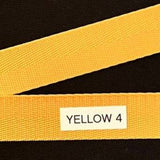Nylon Webbing by the Yard - 1 Inch - Yellow  4 - Lake Wind Studio