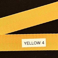 Nylon Webbing by the Yard - 1 Inch - Yellow  4 - Lake Wind Studio
