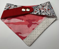 Personalized Dog Bandana - Pink Camo - Lake Wind Studio