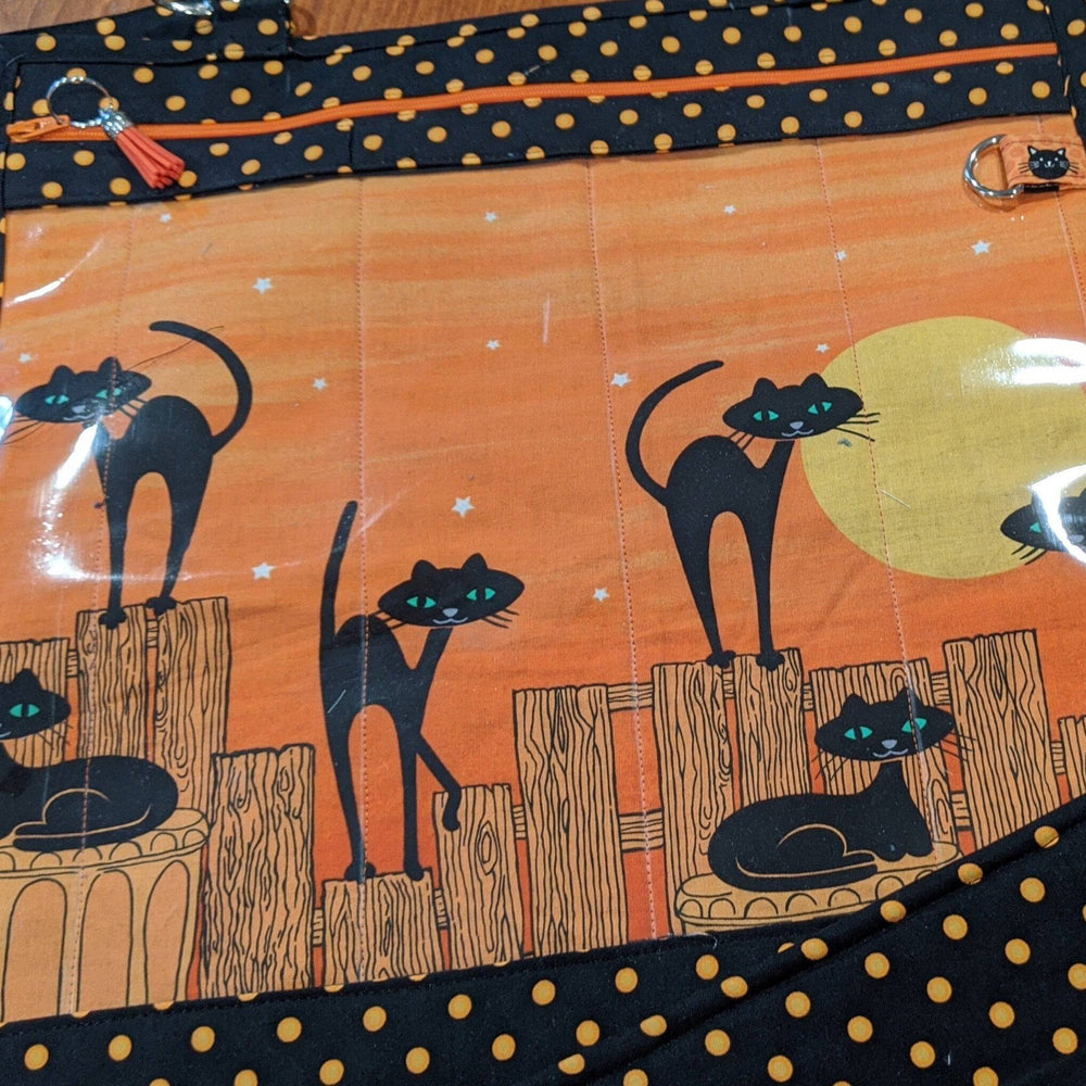 Project Bag - Black Cat Strut - Lake Wind Studio
