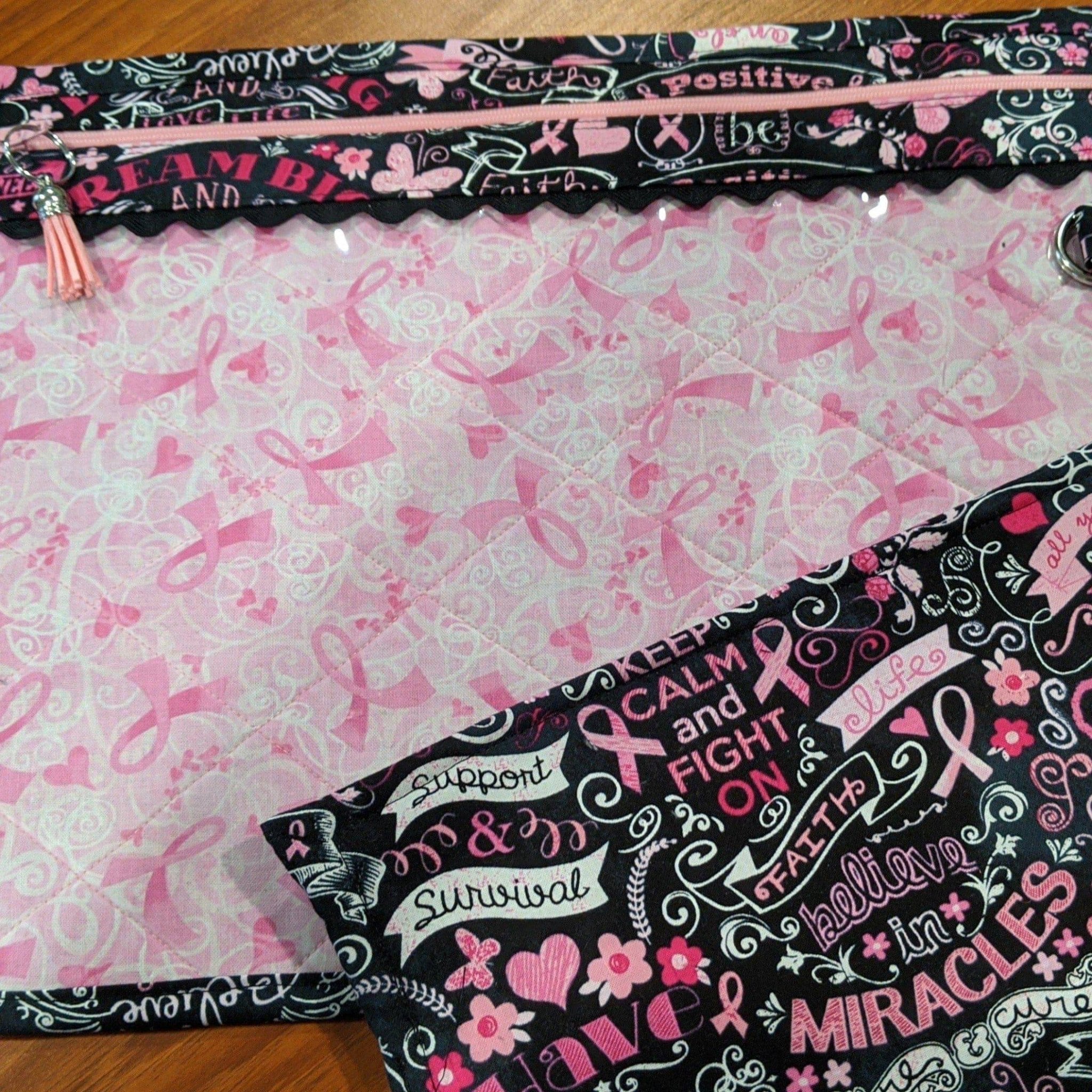 Project Bag - Breast Cancer Awareness wip - Lake Wind Studio