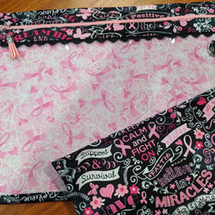 Project Bag - Breast Cancer Awareness wip - Lake Wind Studio