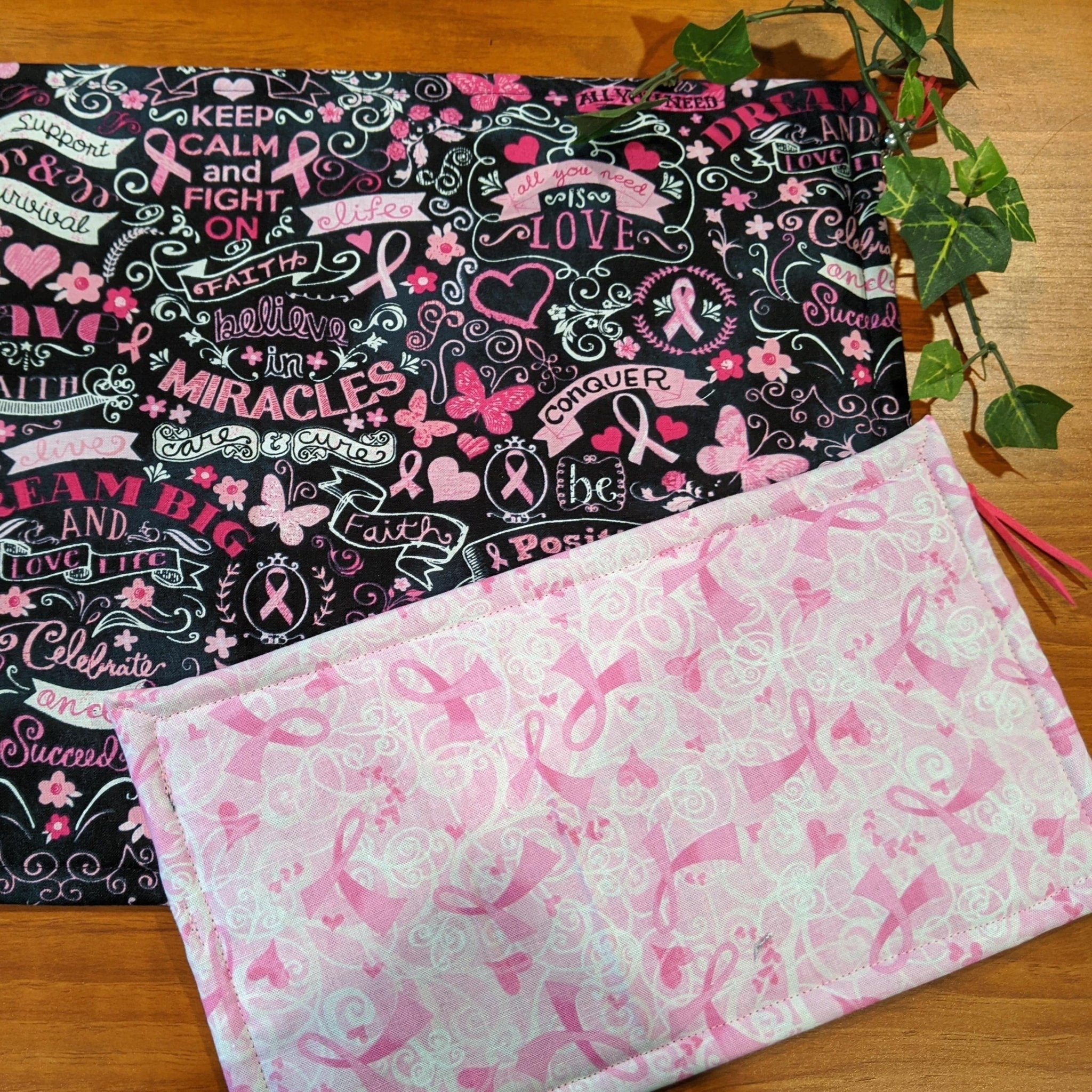 Project Bag - Breast Cancer Awareness wip - Lake Wind Studio