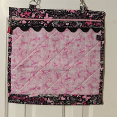 Project Bag - Breast Cancer Awareness wip - Lake Wind Studio