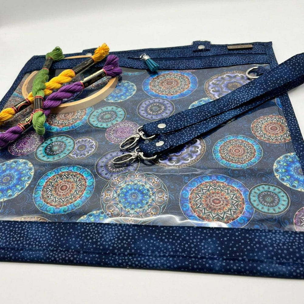 Project Bag - Cat on Moon - Lake Wind Studio