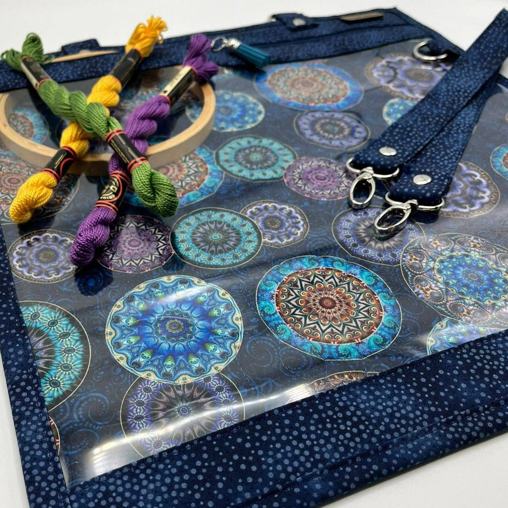 Project Bag - Cat on Moon - Lake Wind Studio