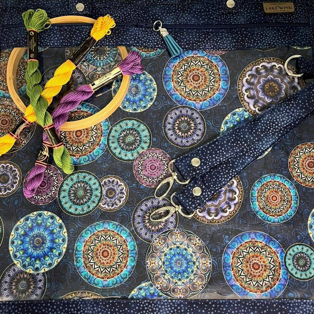 Project Bag - Cat on Moon - Lake Wind Studio