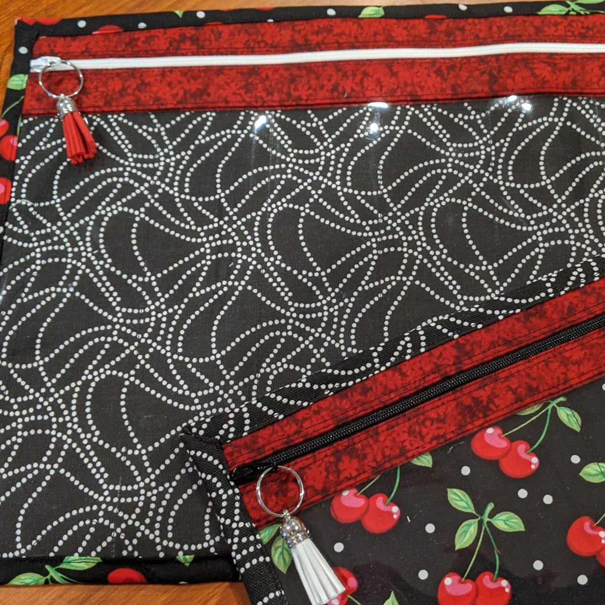 Project Bag - Cherries - Lake Wind Studio