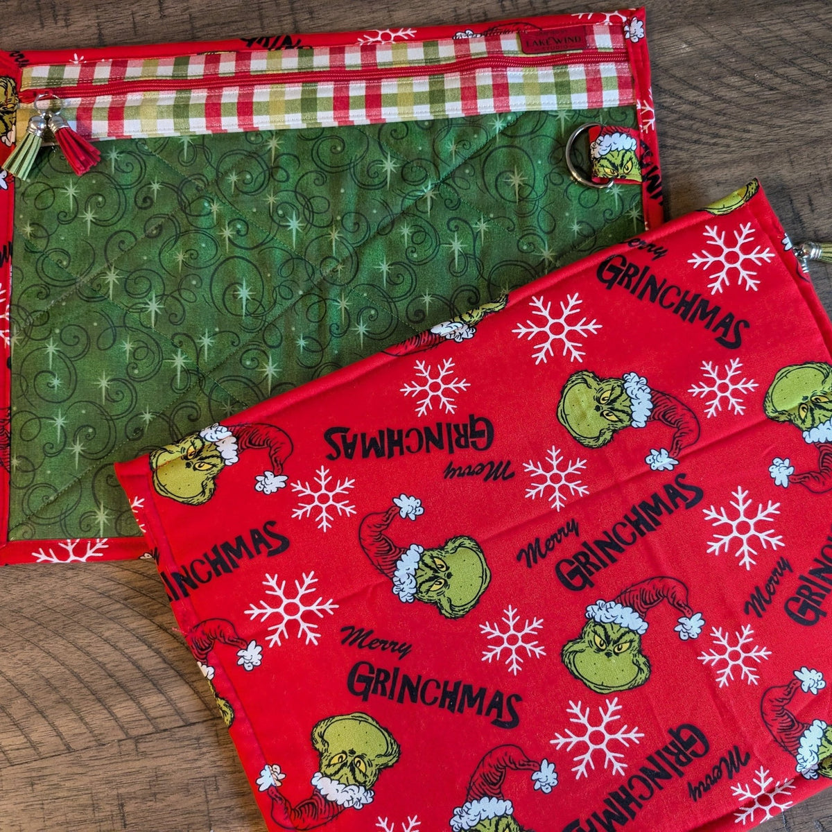 Project Bag - Christmas Grinch - Lake Wind Studio