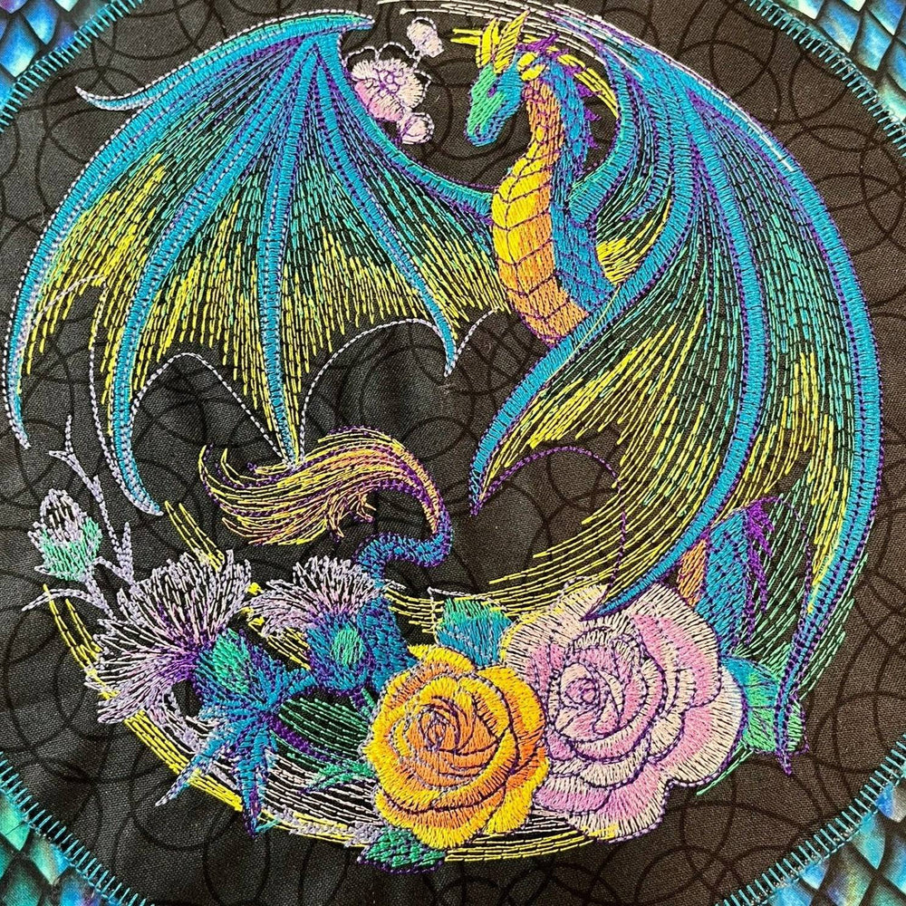 Project Bag - Dragon Wreath - Lake Wind Studio