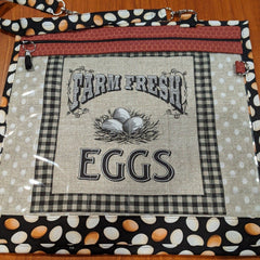Project Bag - Farm Fresh Eggs - Lake Wind Studio