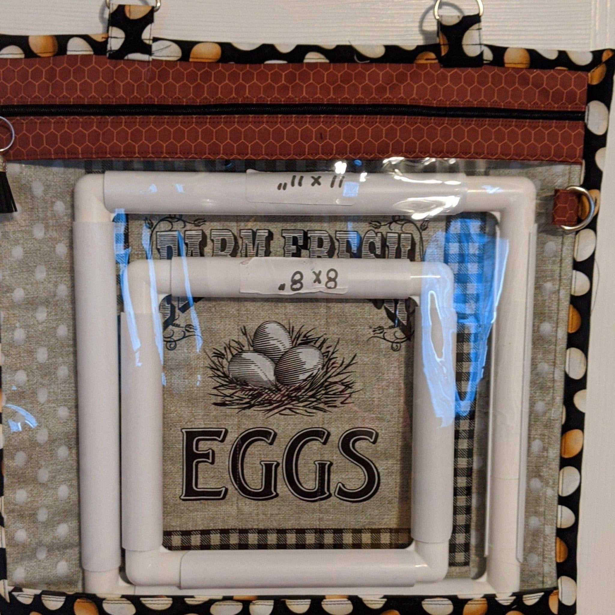 Project Bag - Farm Fresh Eggs - Lake Wind Studio