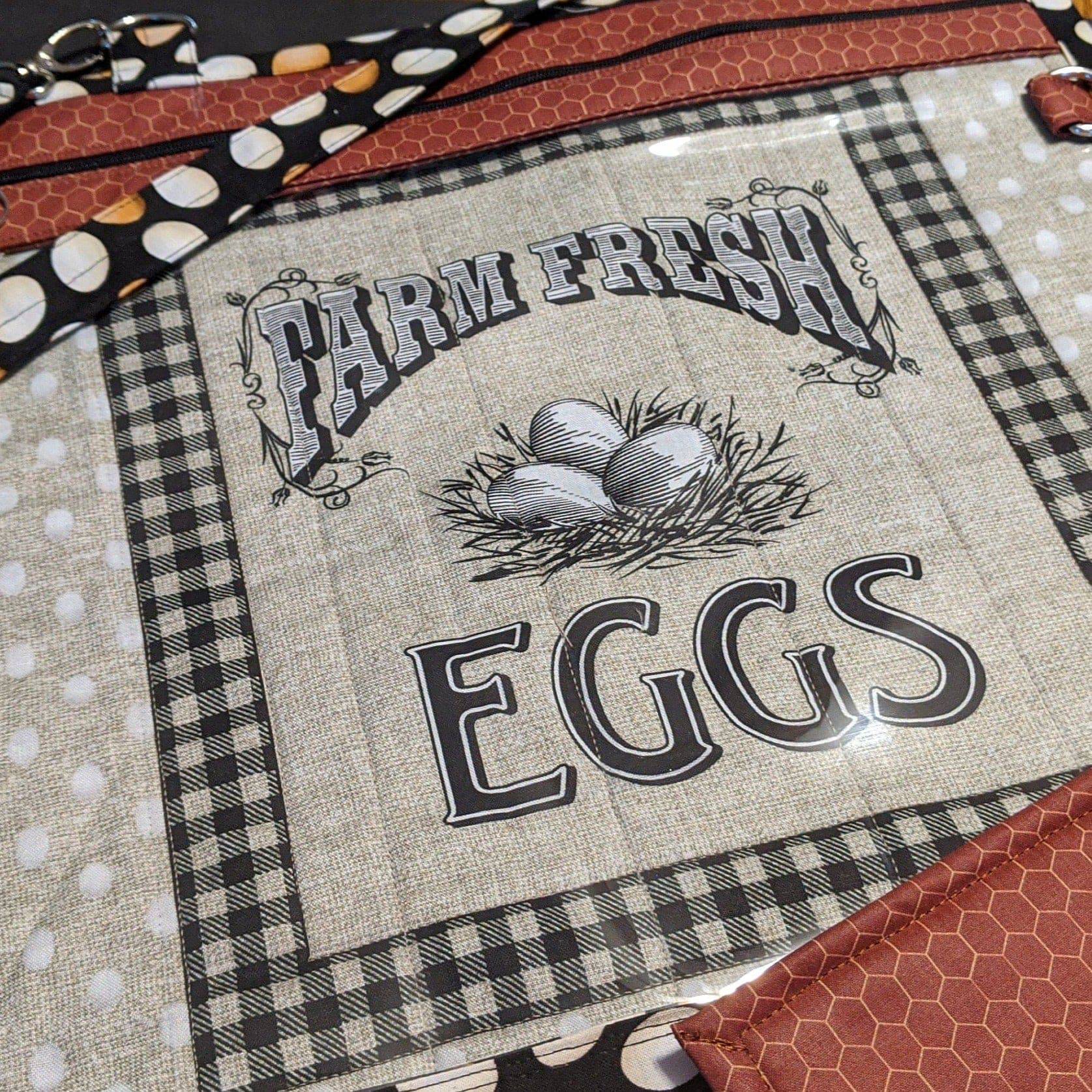 Project Bag - Farm Fresh Eggs - Lake Wind Studio