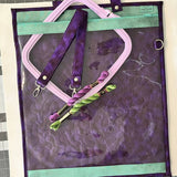 Project Bag - Owl in Teal - Lake Wind Studio