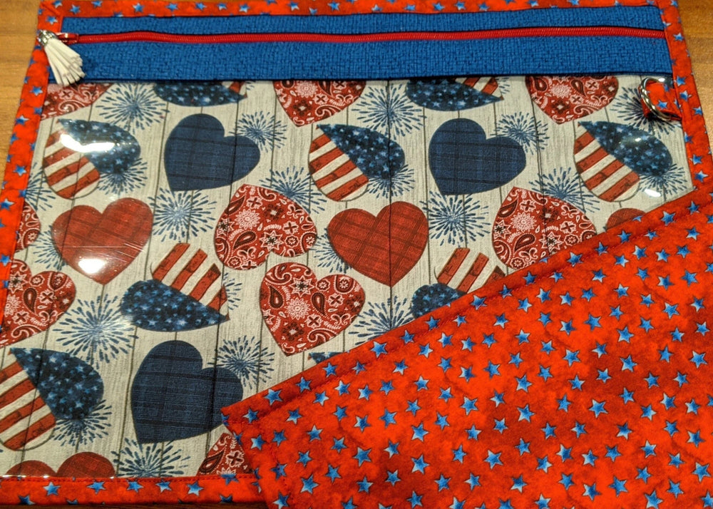Project Bag - USA Hearts - Lake Wind Studio