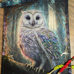 Project Bag - Woodsy Owl White - Lake Wind Studio