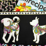 Reading Pillow - Travel Pocket Pillow - Fancy Dogs - Lake Wind Studio