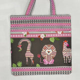 Reading Pillow - Travel Pocket Pillow - Pink Jungle - Lake Wind Studio