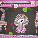 Reading Pillow - Travel Pocket Pillow - Pink Jungle - Lake Wind Studio