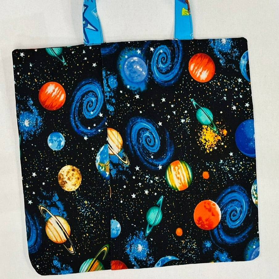 Reading Pillow - Travel Pocket Pillow - Space Rocket - Lake Wind Studio