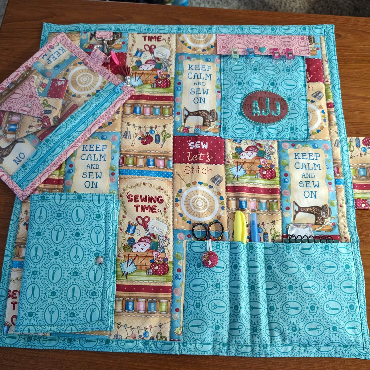 Retreat Mat - Travel Mat for Stitchers Keep Calm