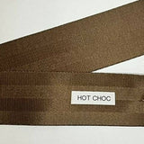 Seatbelt Webbing by the Yard - 2 Inch - Hot Chocolate - Lake Wind Studio