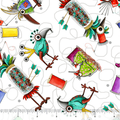Steampunk Stitchery - Fabric by the Yard - Lake Wind Studio