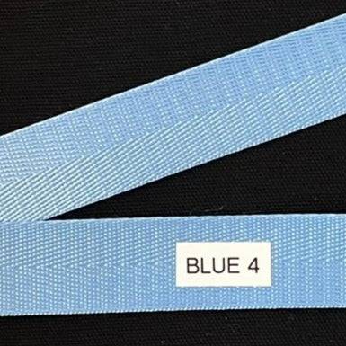 Nylon Webbing by the Yard - 1 Inch - Blue # 4